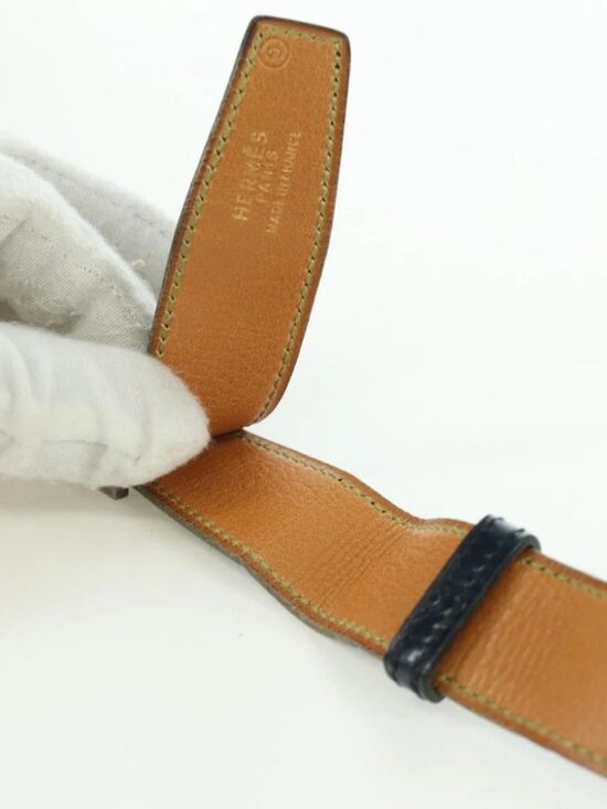 HERMES Constance Belt Leather Vintage 29.5\